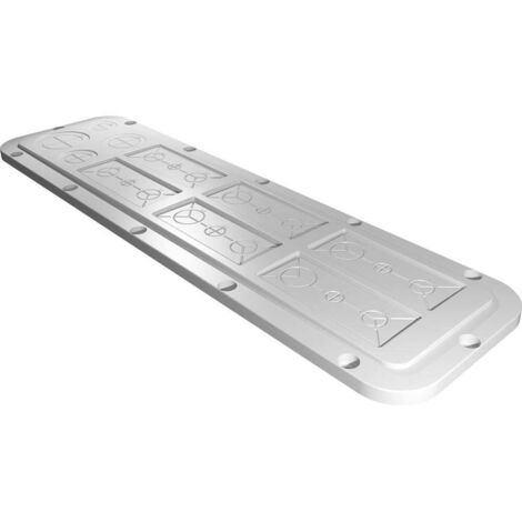 Rittal AX 2564.200 2564200 Plaque pour presse-étoupes (L x l) 149 mm x 534 mm plastique gris 1 pc(s) (1/2)