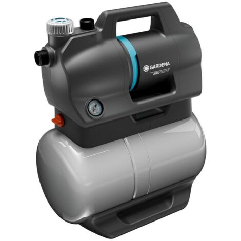 Gardena – Pompe surpresseur station d'eau 3800 L/h – Pression 3,9 bar – Moteur 600 W silencieux – Boîtier aluminium anti-bruit (1/4)
