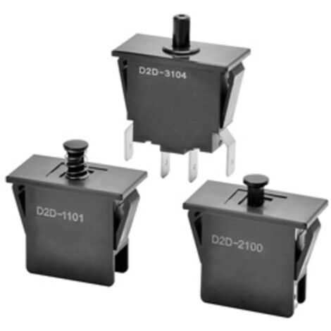 Omron D2D-2000 Interrupteur de porte 250 V/AC 10 A à accrochage 1 pc(s) Bag S606532 (1/3)