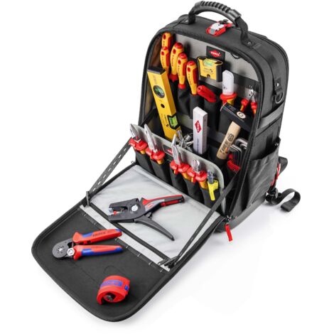 KNIPEX 00 21 50 E Sac à dos Modular X18 Électro 22 outils 530 mm