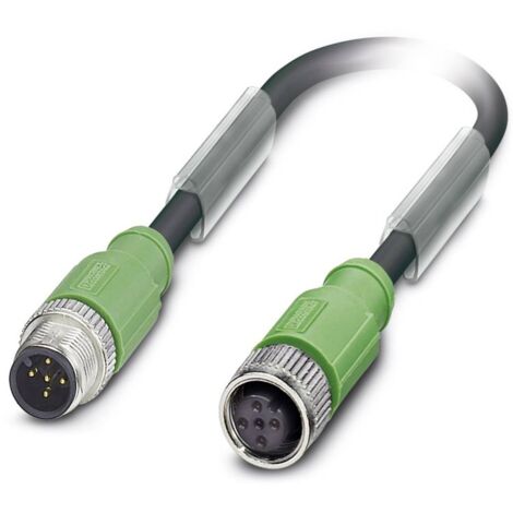 Câble pour capteurs/actionneurs Phoenix Contact SAC-5P-M12MS/ 1,5-PUR/M12FS SH 1500907 Contenu: 1 pc (1/3)
