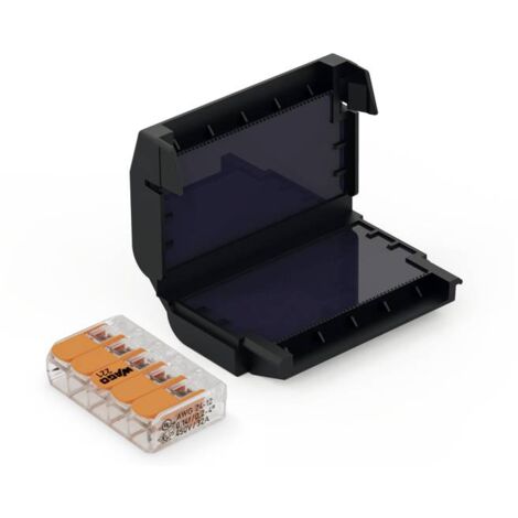 CellPack 407861 EASY-PROTECT/215 Boîte de gel pour bornes de raccordement flexible: 0.2-4 mm² rigide: 0.2-4 mm² 1 pc(s) noir Q814093 (1/4)