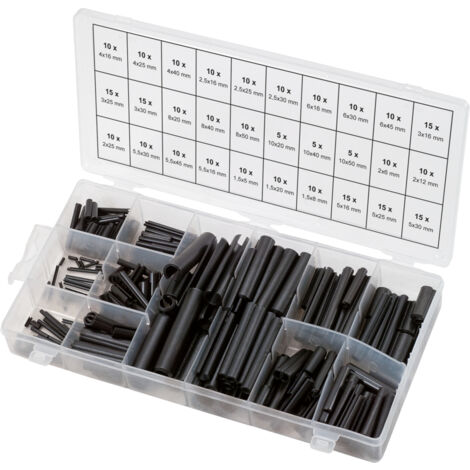 KS Tools - Assortiment de goupilles élastiques acier, 315 pcs - 970.0020