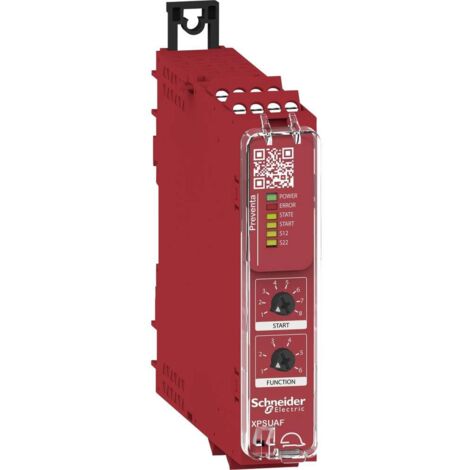Relais de sécurité XPSUAF13AP Schneider Electric Tension de fonctionnement: 24 V DC/AC 3 NO (T) (l x