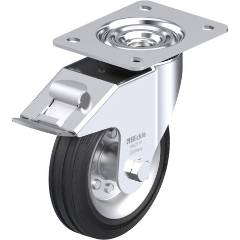 Roulette en acier inoxydable, diamètre de 150 mm (1/4)