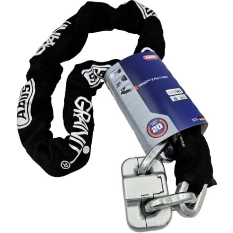 ABUS 4900/14MKS150 Chaîne antivol noir fermeture à clé Q466223