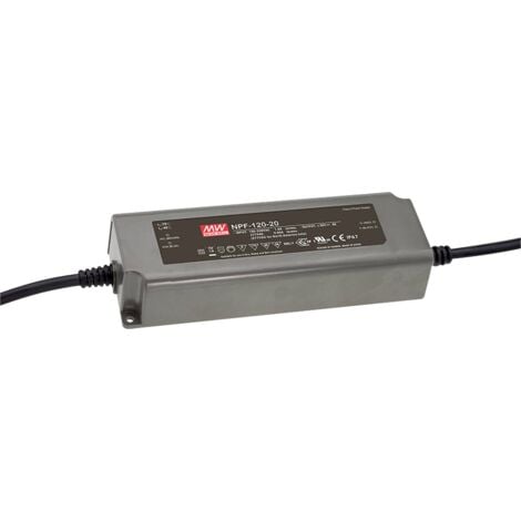 Bloc d'alimentation à découpage LED Driver de LED, Transformateur pour LED à tension constante, à courant constant Mean Well NPF-120-12 120 W (max W202611