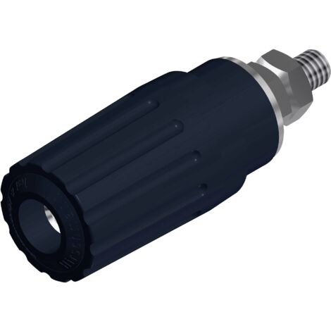 Borne de polarité Ø stylo (détails): 4 mm SKS Hirschmann PKI 100 930757100 noir 35 A 1 pc(s) D24684