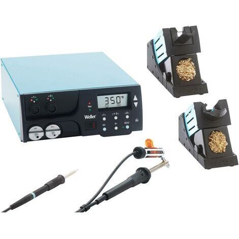 Station de soudage/dessoudageWeller WR 2002 numérique 250 W, 300 W 50 - 550 °C avec support, avec panne à souder, avec pompe à dessouder Q448222