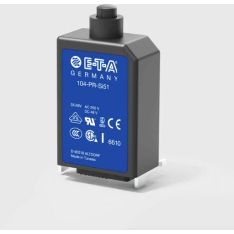 ETA Engineering Technology 104-PR-1A Disjoncteur de protection 240 V/AC, 48 V/DC 1 A 1 pc(s) V305363 (1/3)