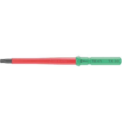 Wera Kraftform Kompakt VDE 67 i TX 30 x 157 mm TIE pour électricien TORX Lame interchangeable TX 30 Q833733 (1/5)