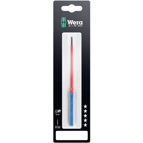 Wera Kraftform Kompakt VDE 64 i 2,5 x 157 mm TIE SB pour électricien 6 pans intérieurs Lame intercha (1/5)