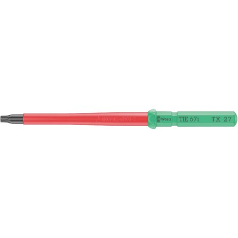 Wera Kraftform Kompakt VDE 67 i TX 27 x 157 mm TIE pour électricien TORX Lame interchangeable Q833713 (1/5)