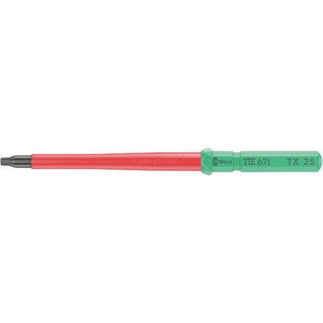 Wera Kraftform Kompakt VDE 67 i TX 25 x 157 mm TIE pour électricien TORX Lame interchangeable TX 25 Q833723 (1/5)