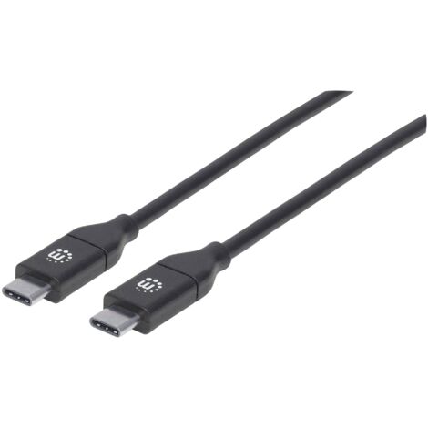 Manhattan Câble USB USB 2.0 USB-C® mâle, USB-C® mâle 2.00 m noir 355247 R865171 (1/4)