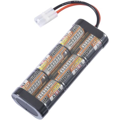 Robitronic - NiMH 8.4V, 4000mAh, Hump Pack, connettore a T & Tamiya