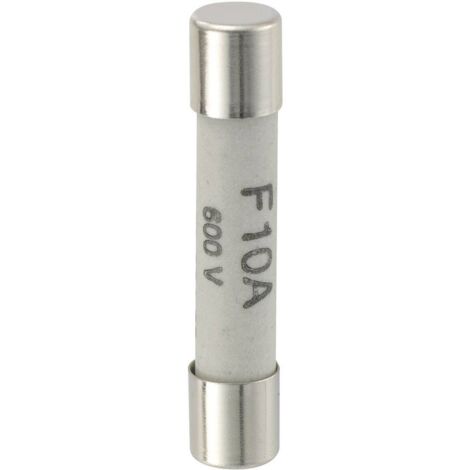 Voltcraft – Fusible pour multimètre 10 A – Tube céramique – Tension 600 V – Pour circuits jusqu'à 10 A – 1 pc
