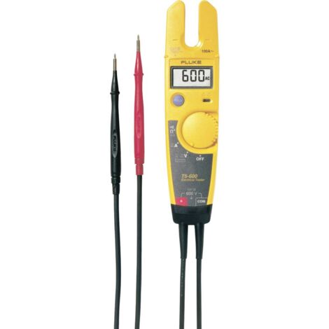 Testeur de tension à 2 pôles Fluke T5-600 CAT III 600 V LCD, Acoustique Q51343