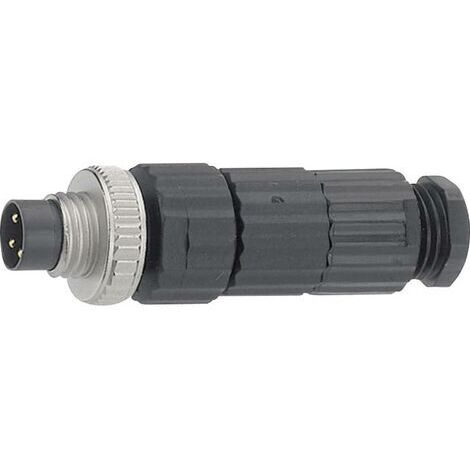 Connecteur M8 confectionnable pour capteurs (MiniQuick) Hirschmann ELST 4008 V 933 407-100-1 noir (Ø x L) 13 mm x 43.5 mm 1 pc(s) Q36735 (1/3)