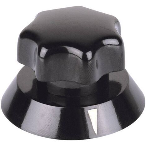 Tête de bouton rotatif Mentor 321.611 avec pointeur noir (Ø x H) 31.5 mm x 22 mm 1 pc(s) Q62340 (1/3)