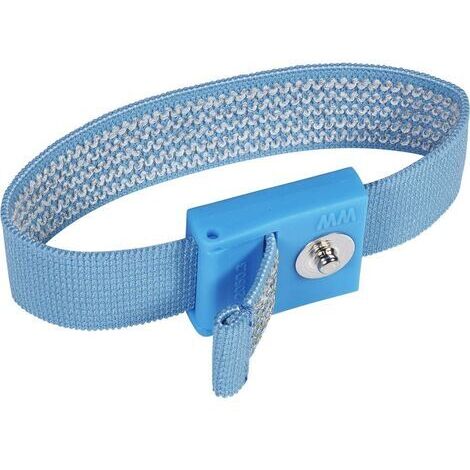 Bracelet antistatique (ESD) bleu foncé Wolfgang Warmbier 2051.750.3 Bouton-pression 3 mm 1 pc(s)