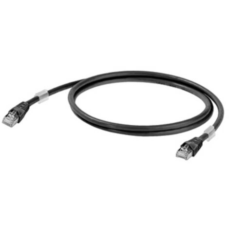 Weidmüller 1251610005 RJ45 Câble réseau, câble patch CAT 6a S/FTP 0.50 m noir certifié UL 1 pc(s) A79000 (1/2)