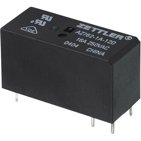 Zettler Electronics AZ762-1A-60DE Relais pour circuits imprimés 60 V/DC 16 A 1 NO (T) 1 pc(s) S72878 (1/5)