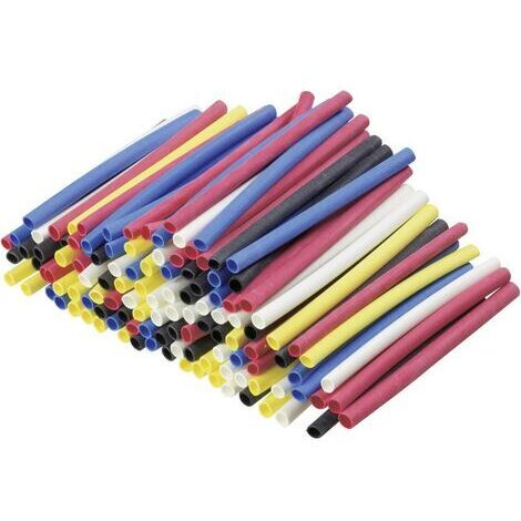 ASSORTIMENT DE GAINES THERMORÉTRACTABLES 2:1 DSG CANUSA 8011020990 Ø INTÉRIEUR NOMINAL (AVANT RÉDUCTION): 1.60 MM 125 PC(S) (1/2)