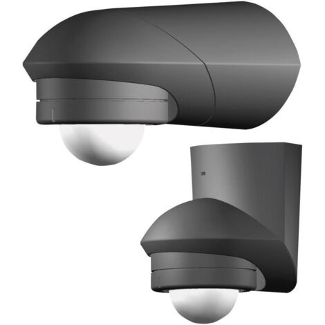 Détecteur de mouvement PIR 360° – Portée 12 m – Montage apparent intérieur/extérieur – Adapté jusqu'à 1100 W – IP55 – Grothe