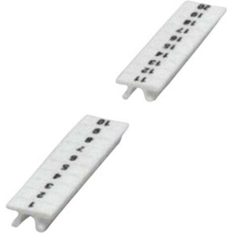 Repères pour blocs de jonction Contenu: 10 pc(s) Phoenix Contact ZB 4,LGS:FORTL.ZAHLEN 11-20 0805739 (1/3)