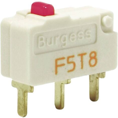 Burgess F5T8UL Microrupteur F5T8UL 250 V/AC 5 A 1 x On/(On) IP40 à rappel 1 pc(s) D73957 (1/3)