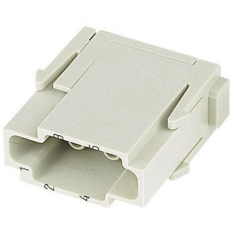 HARTING 09140063001 Insert mâle Han® C-Modul 6 + PE à sertir 1 pc(s) D15140 (1/4)