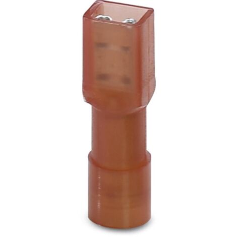 Cosse clip 4.8 mm x 0.5 mm Phoenix Contact C-SCFFI 1,5/4,8X0,5 3240536 180 ° entièrement isolé rouge (1/2)