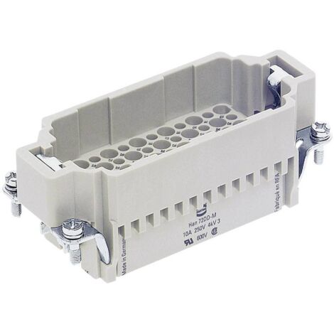 HARTING 09160723001 Insert mâle Han® DD 72 + PE à sertir 1 pc(s) D10519 (1/3)
