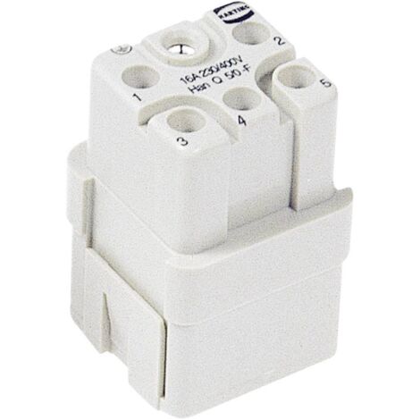 HARTING 09120053101 Insert femelle Han® Q 5 + PE à sertir 1 pc(s) D10144 (1/3)