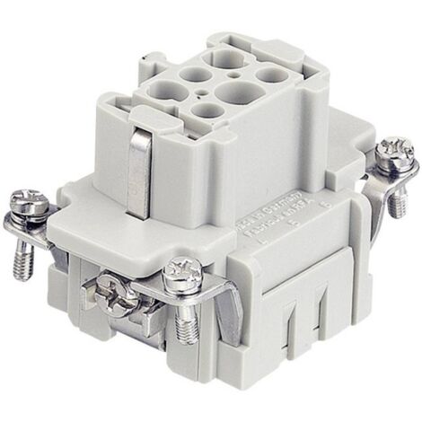 HARTING 09330062702 Insert femelle Han® E 6 + PE à sertir 1 pc(s) D10162 (1/2)