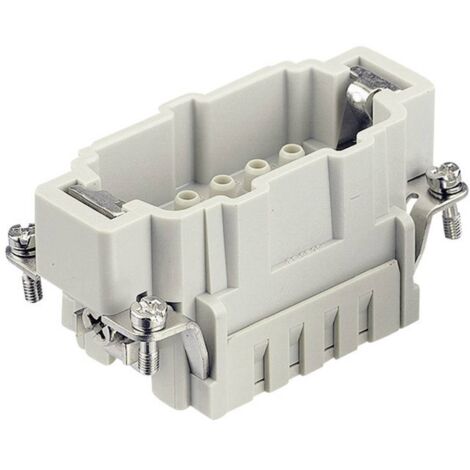 HARTING 09330062602 Insert mâle Han® E 6 + PE à sertir 1 pc(s) D10100 (1/3)
