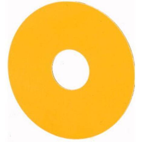 Plaquette de repérage Eaton M22-XAK 216464 (Ø x H) 90 mm x 90 mm sans inscription jaune 1 pc(s) X995121 (1/2)