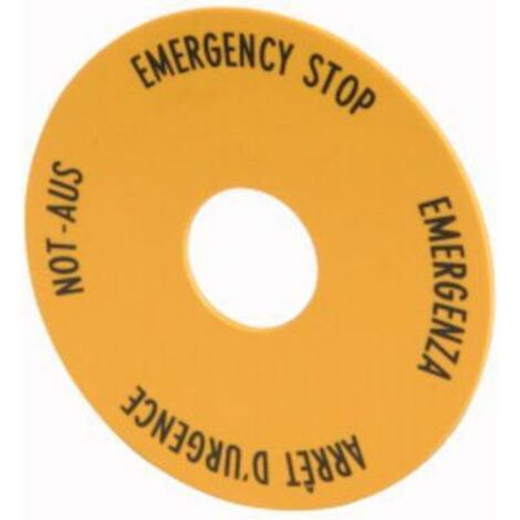Eaton M22-XBK1 Accessoire Signalisation Jaune 6 cm