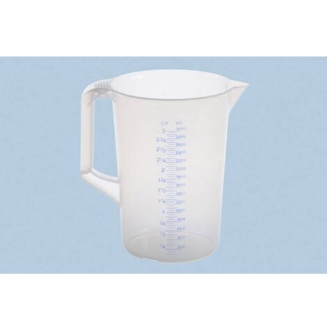 hünersdorff Messkanne 3000 ml Polypropylène transparent - 938000