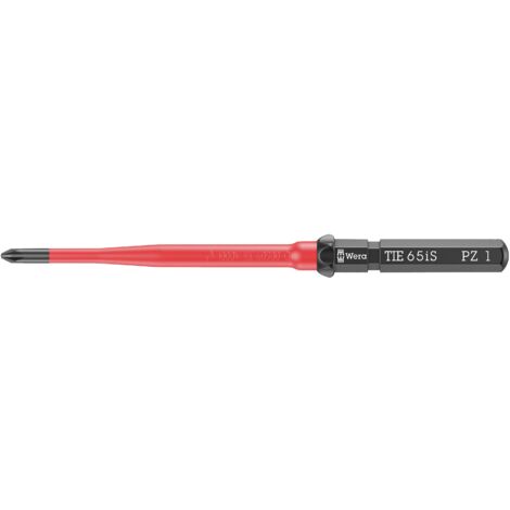 Wera Kraftform Kompakt VDE 65 iS PZ 1 x 157 mm TIE pour électricien Pozidriv Lame interchangeable PZ 1 Q833593 (1/5)