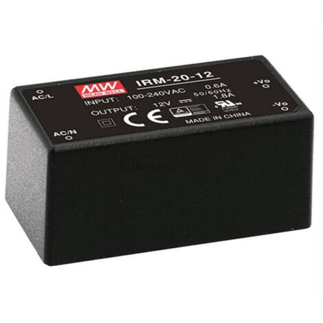 Alimentation CA/CC pour circuits imprimés Mean Well IRM-20-15 15 V/DC 1.4 A 21 W A026481 (1/3)