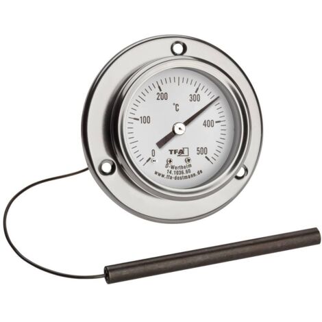TFA Dostmann 60.3543.02 Analoge insteekklok, met Arabische cijfers, met 2 wijzerplaten, voor inbouw, tafelklok, radioklok, wit, 90 x 90 x 36 mm (l x b x h