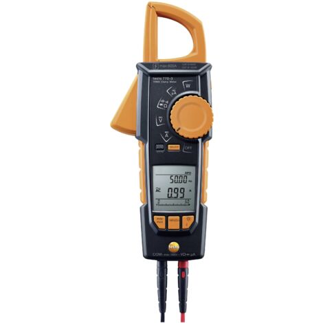 testo 770-3 Pince ampèremétrique numérique CAT III 1000 V, CAT IV 600 V Affichage (nombre de points): 6000 Q090263
