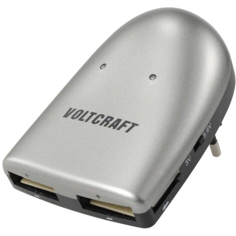 Voltcraft – Chargeur de piles boutons Li-ion – 2 canaux de charge – Courant 25 mA – Compatible LIR 2016 à 2477, ML 2032 – Voyant LED de charge - V134673