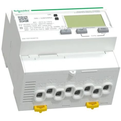 Compteur Triphasé Schneider Acti9 A9MEM3100 – 4P 63A – Branchement Direct