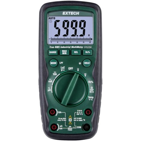 Extech Extech EX520A Multimètre numérique CAT IV 600 V Affichage (nombre de points): 6000 Q057603 (1/5)