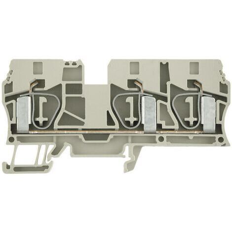 Bloc de jonction de passage Weidmüller ZDU 10/3AN 1767690000-1 beige foncé 1 pc(s) D15408 (1/5)