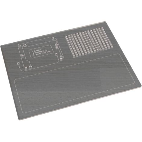 Joy-it RB-Mount2 Set de fixation Convient pour (kits de développement): Arduino, Asus, ASUS Tinker Board, Banana Pi, BeagleBoard, C-Control, Cubieboa A593993 (1/2)
