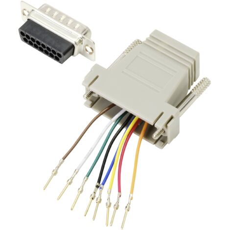 TRU COMPONENTS Adaptateur SUB-D SUB-D mâle 15 pôles - RJ45 femelle 1 pc(s) W043862 (1/5)